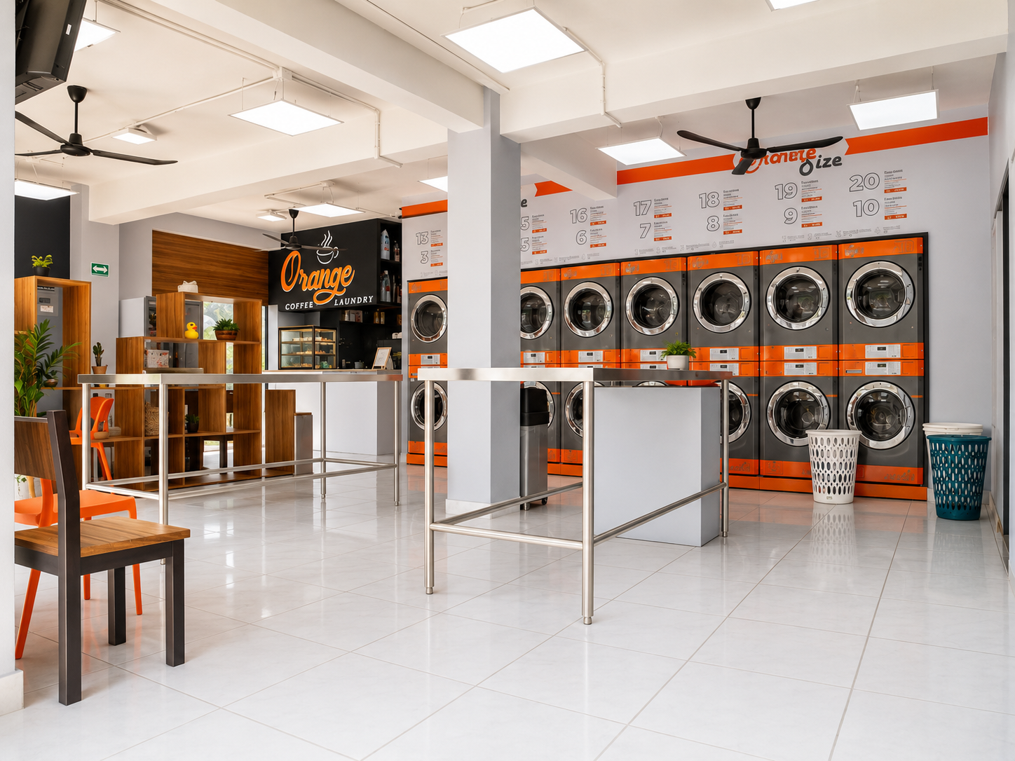 Orange Coffee & Laundry Puerto Escondido